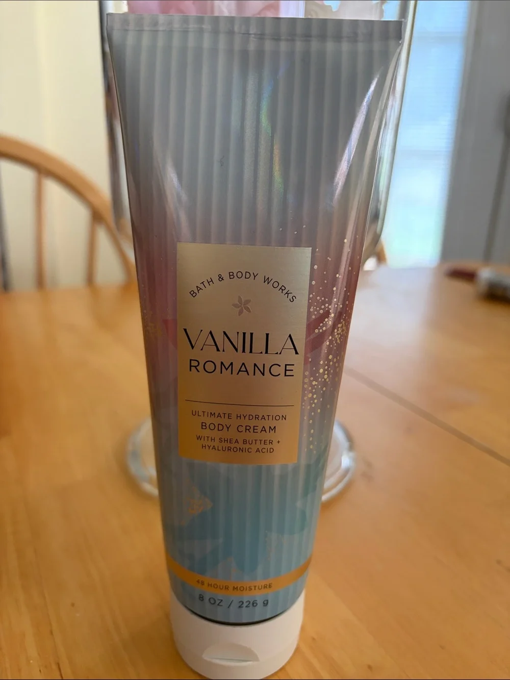 Bath & Body Works Vanilla Romance Body Cream - Pink, Blue & Gold